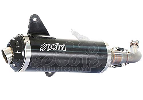 Auspuff Polini Black Aluminium/Vespa GTS 300.