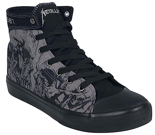 Metallica EMP Signature Collection Unisex Sneaker high grau/schwarz EU39 Textil Band-Merch, Bands