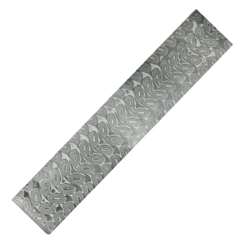 Aibote Handgefertigt VG10 Damaskus Edelstahl Bar für Messer Blanke Klinge Sch muckherstellung Besteckherstellung und für andere Herstellungszwecke (Paddy,220x30x3mm)