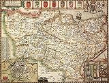 Map Marketing KENT1 Kent Historische Karte 1000 Teile Puzzle (1610) Freier Druck