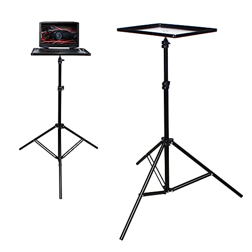NeNchengLi Tragbare/Justierbare Stativ Stand/Tisch für Projektor/Laptop Karaoke Langlebig, Beamer Ständer