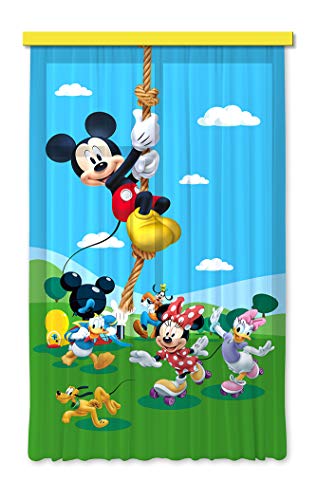 Gardine/Vorhang FCS L 7106 Disney, Mickey Mouse, 140 x 245 cm, 1-teilig