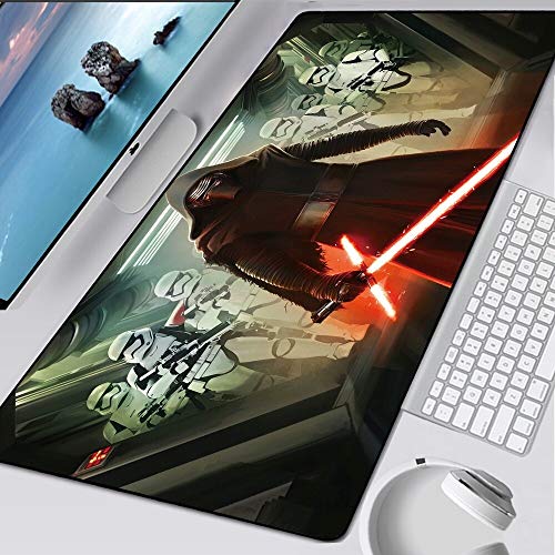 BILIVAN Star Wars Mauspad XXL Computer Mousepad Speed Rubbe Groß Gaming Mauspad Matte Tastatur Schreibtisch Pad PC Desktop Gamer Matten (700 x 300 x 3 mm, 11)