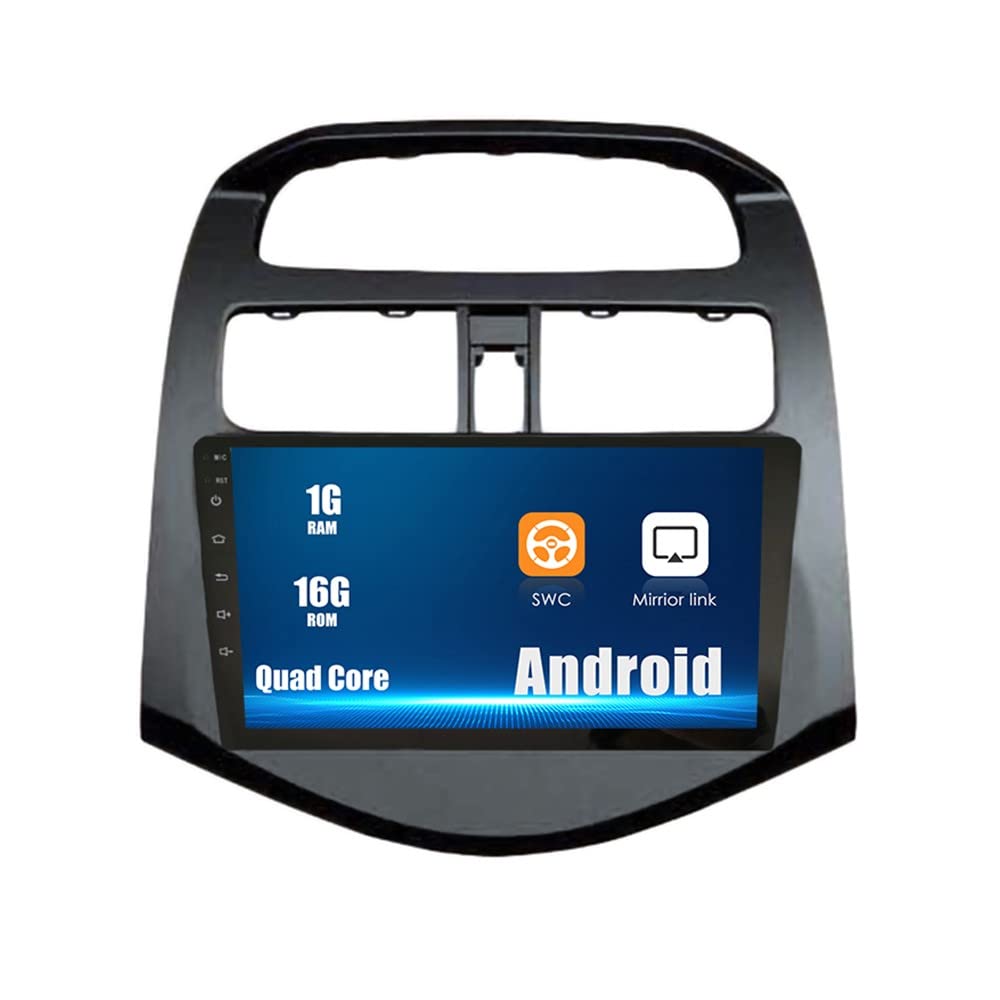 ZERTRAN Android 10 Autoradio Autonavigation Stereo Multimedia Player GPS Radio 2.5D Touchscreen fürChevrolet Spark 2010-2014