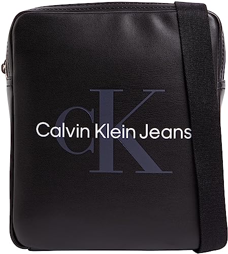 Calvin Klein CKJ Monogram Soft Reporter 18 S Black