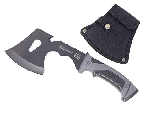 Evil Wear Metall Axt Outdoor Camping Axe grau schwarz 29cm