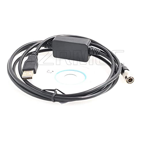 SZRMCC Hirose 6-Pin-Stecker auf USB-Daten-Download-Kabel für Trimble GPS S6 S8 M3 Totalstation