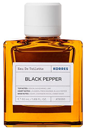 KORRES BLACK PEPPER EDT für Ihn, 50 ml