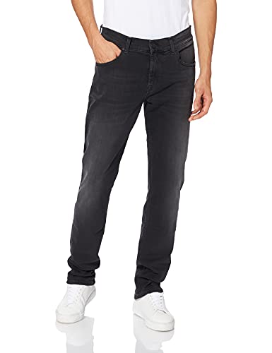 7 For All Mankind Herren Slimmy Slim Jeans, Schwarz (Black BB), W31/L33 (Herstellergröße:31)