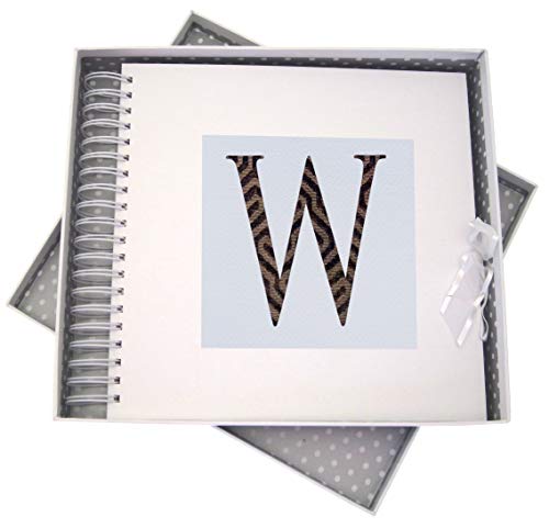 WHITE COTTON CARDS Alphabetics, Karte & Speicher Buch, Initiale W, Verschiedene