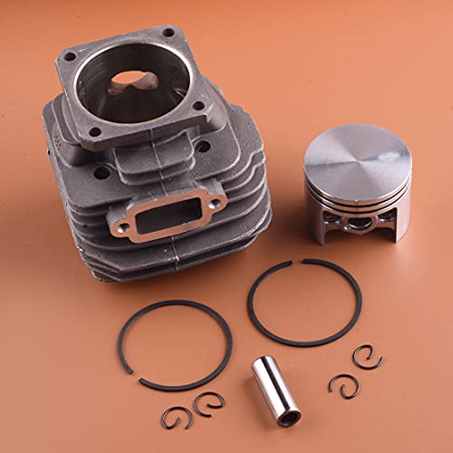 HAIRXR Zylinder-Kolbenring-Set, 52 mm, Metall, passend für S MS 380 MS380 038 Kettensäge 11190201202