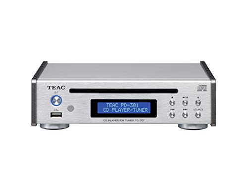 Teac PD-301DAB High End CD-Spieler inkl. DAB/UKW-Tuner, Silber