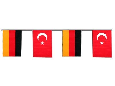 Flaggenfritze® Freundschaftskette Deutschland - Türkei
