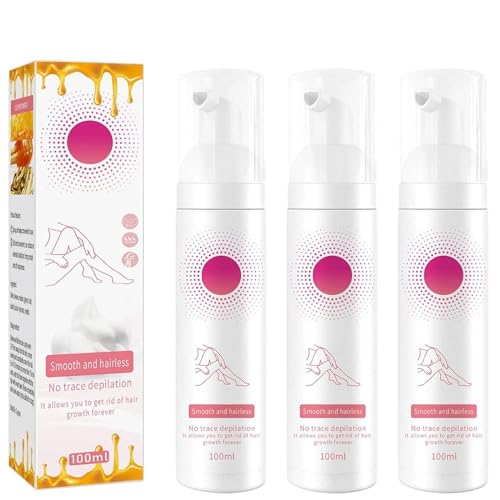 Eelhoe Beeswax Hair Removal Mousse, Beeswax Hair Removal Mousse, Eelhoe Hair Removal Spray, Eelhoe Beeswax Hair Removal, Eelhoe Hair Removal Mousse, Hair Removal Mousse Spray (100ml - 3pcs)