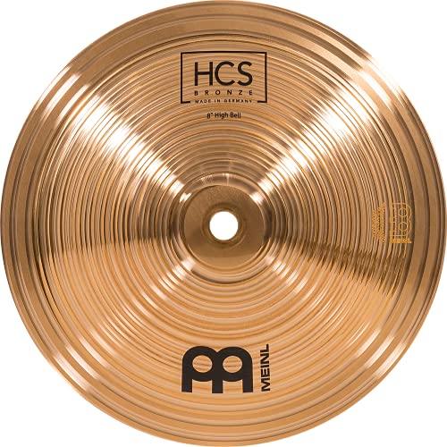 Meinl Cymbals 8" Bell, High Pitch - HCS Traditional Finish Bronze für Schlagzeug Set, Made in Germany, 2 Jahre Garantie (HCSB8BH)