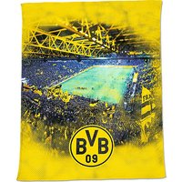 Borussia Dortmund BVB-Fleecedecke mit Stadionprint (150x200cm) one Size