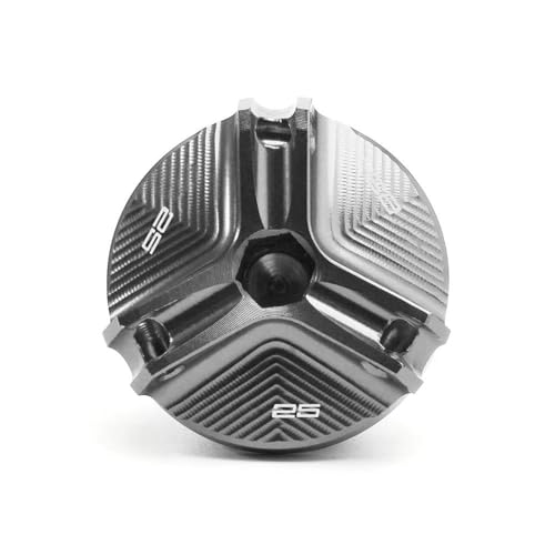 Motorrad Motoröl Filter Tasse Stecker Abdeckung Schraube Motorrad Öl Einfülldeckel Für KAWASAKI Für NINJA ZX-25R ZX25R ZX 25R 2020 2021 (Color : Gray)