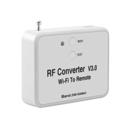 Asinfter Universal Drahtlos WiFi zu Rf Konverter Telefon Statt Fern Bedienung 240-930Mhz für Smart Home