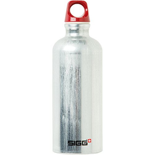 Sigg Traveller Trinkflasche, Silber (Alu), 0.6 Liter