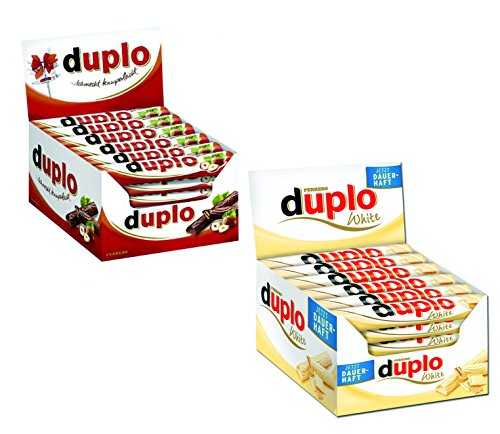 Ferrero Duplo und Duplo white je 40 Riegel (1456g)