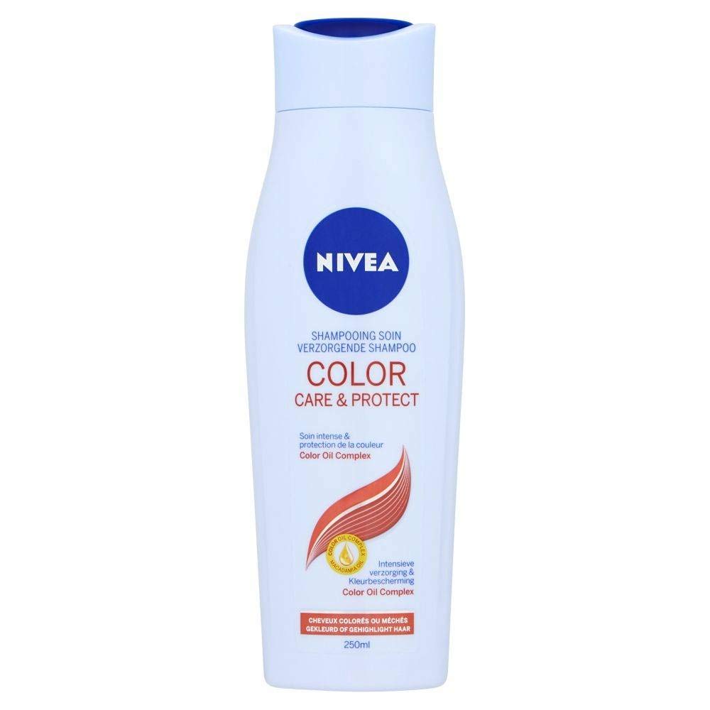 6 x NIVEA Shampoo - Color Care & Protect - für intensive Pflege und Farbschutz - 250 ml