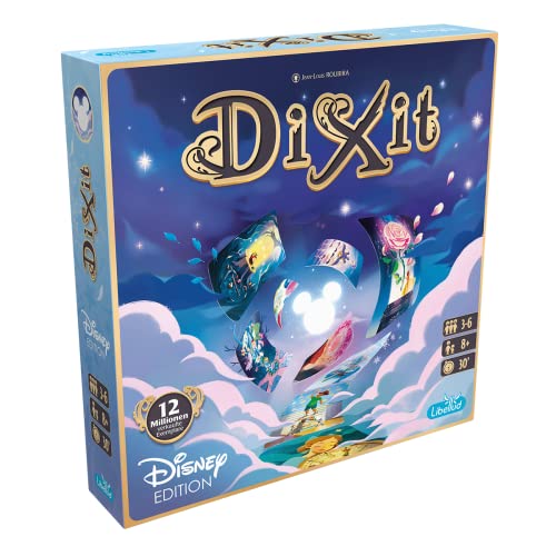 Libellud | Dixit: Disney Edition | Familienspiel | Kartenspiel | 3-6 Spieler | Ab 8+ Jahren | 30 Minuten | Deutsch
