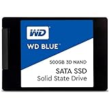 WD Blue SATA SSD 500 GB, 2,5 Zoll (interne SSD, hohe Zuverlässigkeit, Lesevorgänge bis zu 560 MB/s, Schreibvorgänge bis zu 530 MB/s, stoßsicher und WD F.I.T. Lab-zertifiziert)