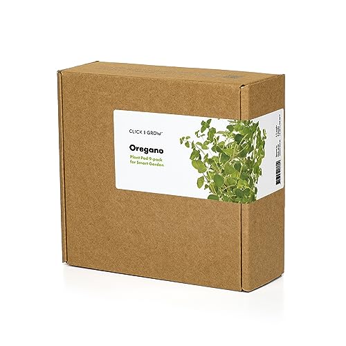 Oregano Click and Grow, 9-pack, Indoor System, Smart Garden für Ihr Zuhause, starkes Aroma für die Küche