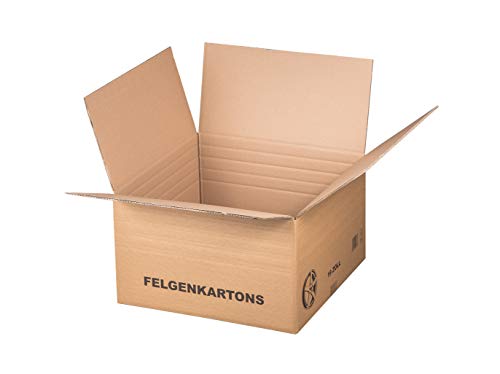 karton-billiger Felgenkartons Komplettradkartons für 15-22" Felgen - je 4 Stück (Felge 19" 52,5x52,5x31cm)