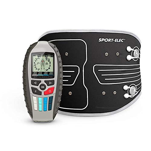 Sport-Elec Multisport Pro Precision MAXIBELT Elektrostimulator für Erwachsene, Unisex, Schwarz, Blau, One Size