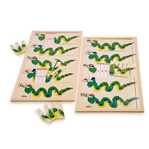 Dida - Puzzle - Drachen Einmaleins - Sortierspiel. Die Kinder Lernen Das 1x1 Mit Hilfe Eines Drachens. Ideal Für Die Grundschule Und Die Sonderschule, Aktivität Montessori