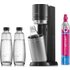Sodastream Trinkwassersprudler DUO Vorteilspack Titan mit 3 Flaschen