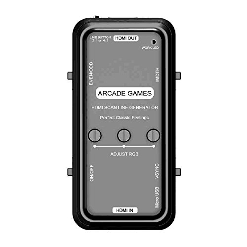 Mcbazel HDMI Scanline Generator Tragbare Audio Video Ausgang Scan Linie Generator Board für alle Retro Spiele / Gamer / Mame / Arcade / Emulator