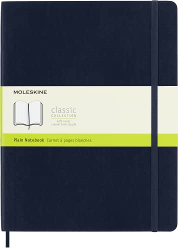 Moleskine Notizbuch, Xlarge, Leer, Soft Cover, Saphir