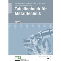 eBook inside: Buch und eBook Tabellenbuch für Metalltechnik, m. 1 Buch, m. 1 Online-Zugang