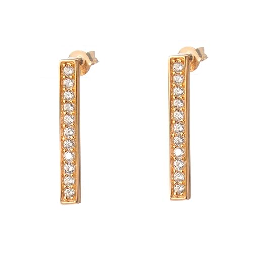 Sif Jakobs Pendientes Mujer E1023-CZ-RG (2,5 cm)
