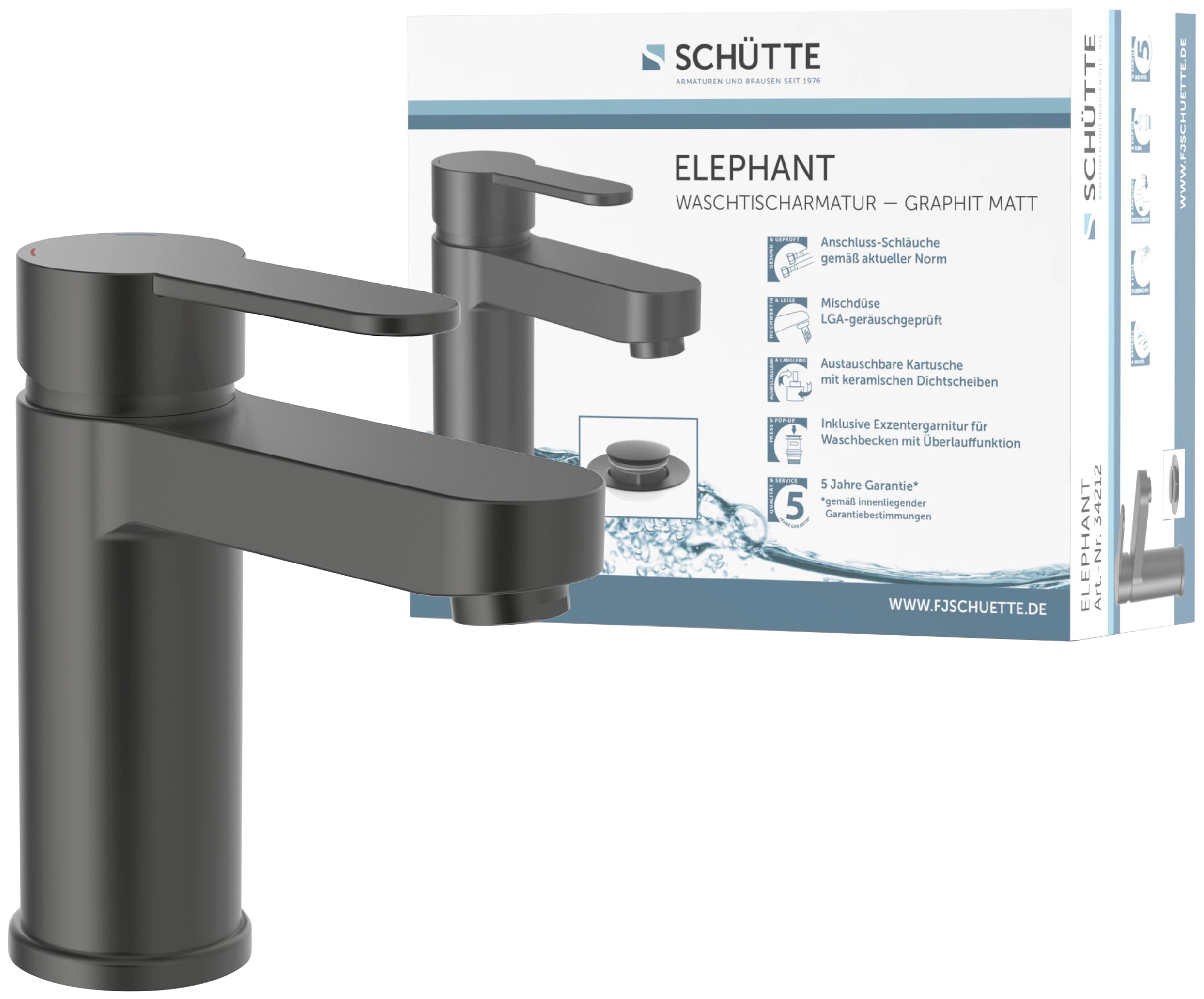 Schütte Waschtischarmatur "ELEPHANT"