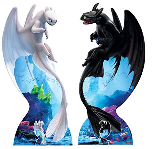 empireposter Dragons - How to Train Your Dragon 3 - Set - Pappaufsteller Standy - 194 cm
