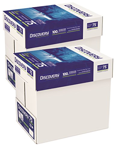 Discovery 70-g/m²-Papier in A4-Format 75 g/m² 10 x Reams (5,000 Sheets) - 2 x Boxes