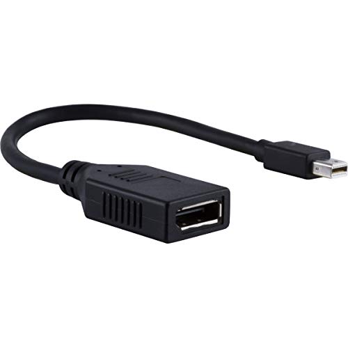 ATIVA Mini DisplayPort auf DisplayPort Adapter, 6 Zoll, schwarz, 36542
