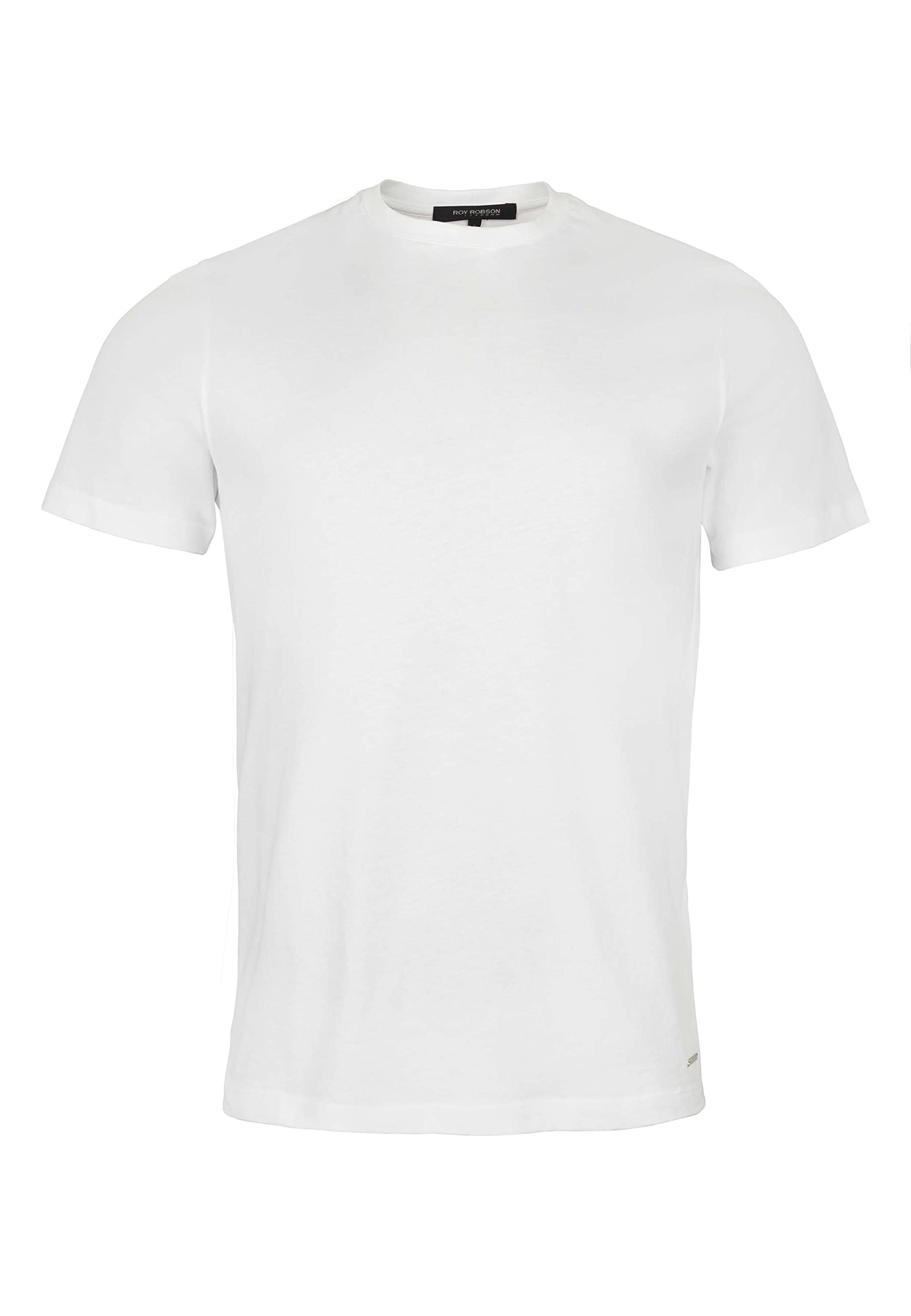 Roy Robson Herren T-Shirt (White, M)