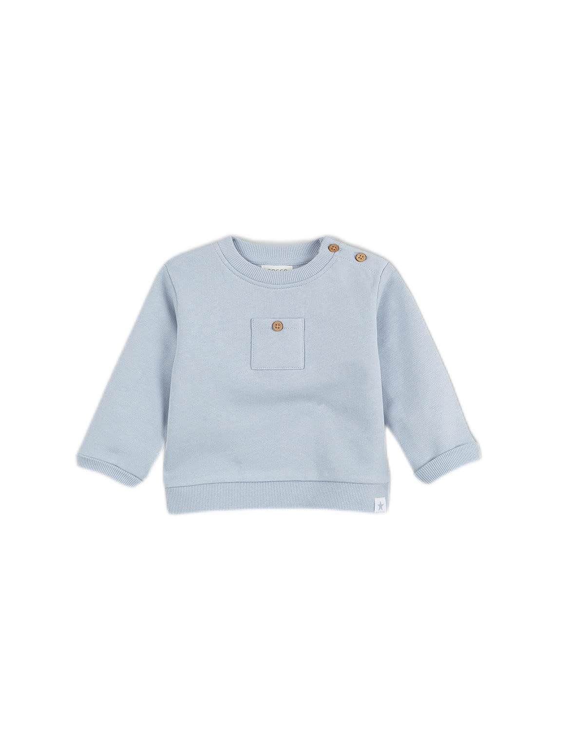 Gocco Blaues Sweatshirt mit Tasche, Himmelblau B, Standard für Babys, Himmelblau (Bb)