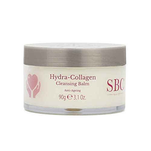 SBC Skincare - Gesichtsreinigung mit Meereskollagen - 90 g - Entfernt Make-Up-Spuren und Hautunreinheiten mit Erfrischungseffekt - Seife Feuchtigkeitsspendend - Hydra-Collagen Cleansing Balm