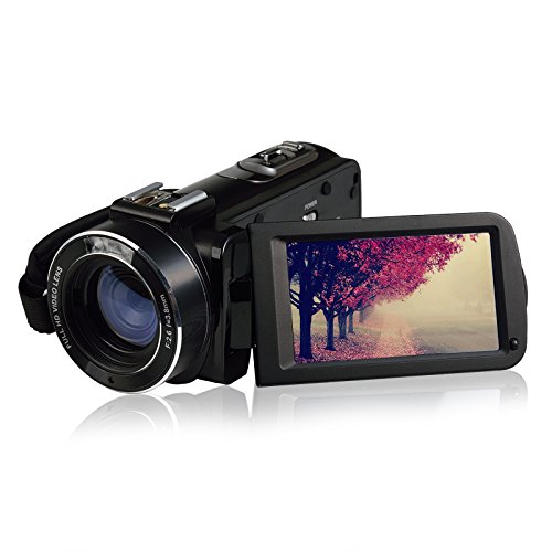 Lipa HDV-Z63 2K Sony Objektiv Digitalkamera WiFi/Mit WiFi/Anschluss Externes Mikrofon und Stativ / 2K Auflösung / 24 Megapixel/Sony CMOS Objektiv