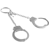 Sex & Mischief Ring Metal Handcuffs: Handschellen mit Kette, silber