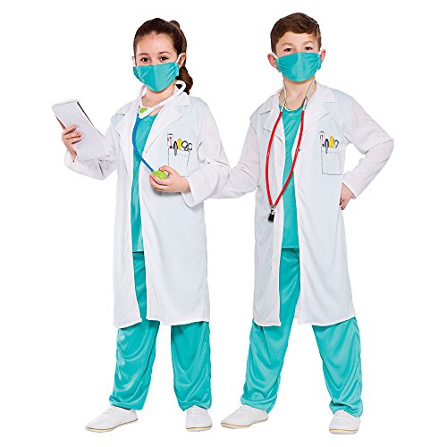 Hospital Doctor - Unisex Kids Costume 8 - 10 years
