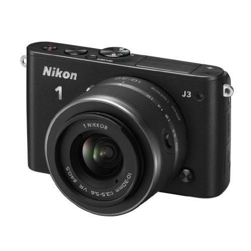 Nikon J3 + 1 NIKKOR VR 10 – 30 mm Digitalkamera Compact 14.2 Mpix schwarz