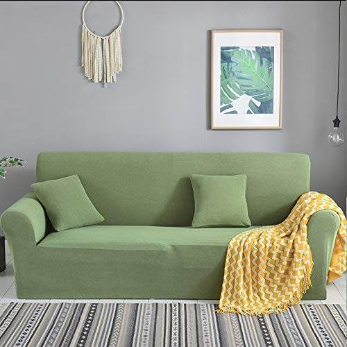 OKJK Elastischer Sofabezug, Wasserdichtes Universal Polar Fleece, Für Wohnzimmer Schlafzimmer Sofa Protector, Couch überzug (K,3seater 190-230cm)