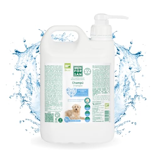 MENFORSAN Geruchsvernichter Hundeshampoo 5L, Beseitigt schlechte Gerüche aus dem Fell
