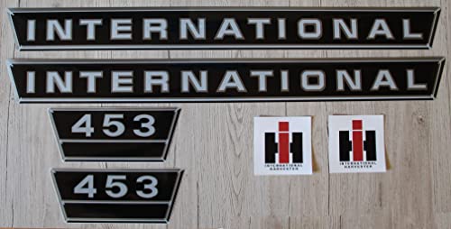 IHC/Mc Cormick Aufkleber international 453 Silber Logo Emblem Sticker Label Set groß